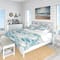 Designart Great Wave Inspiration Coastal Pattern Duvet Cover Set